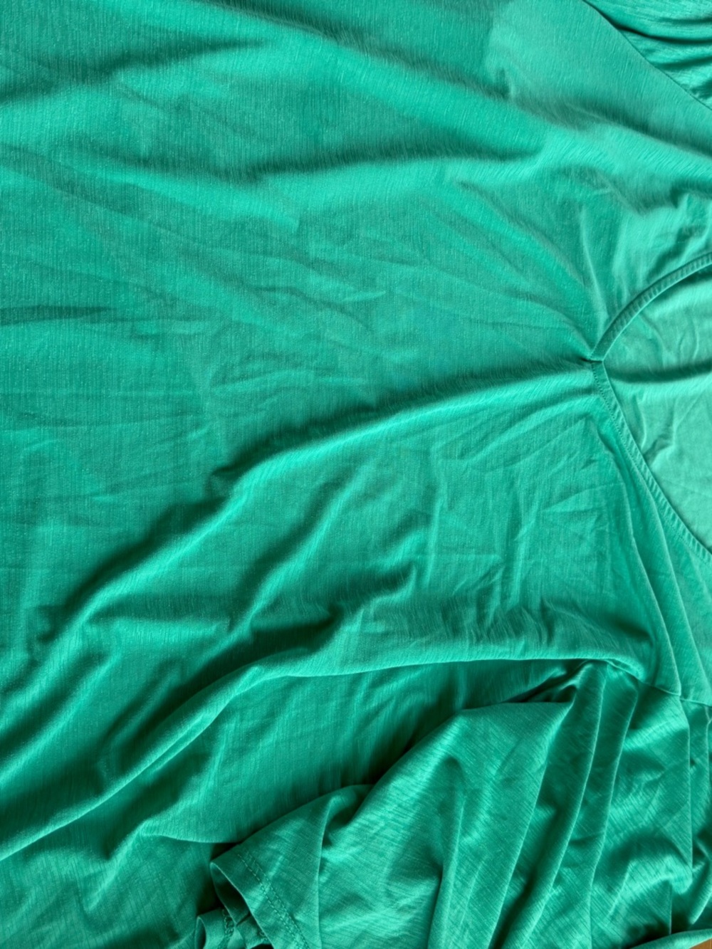 Women’s Emerald Green Blouse - Lightweight Short Sleeve Top